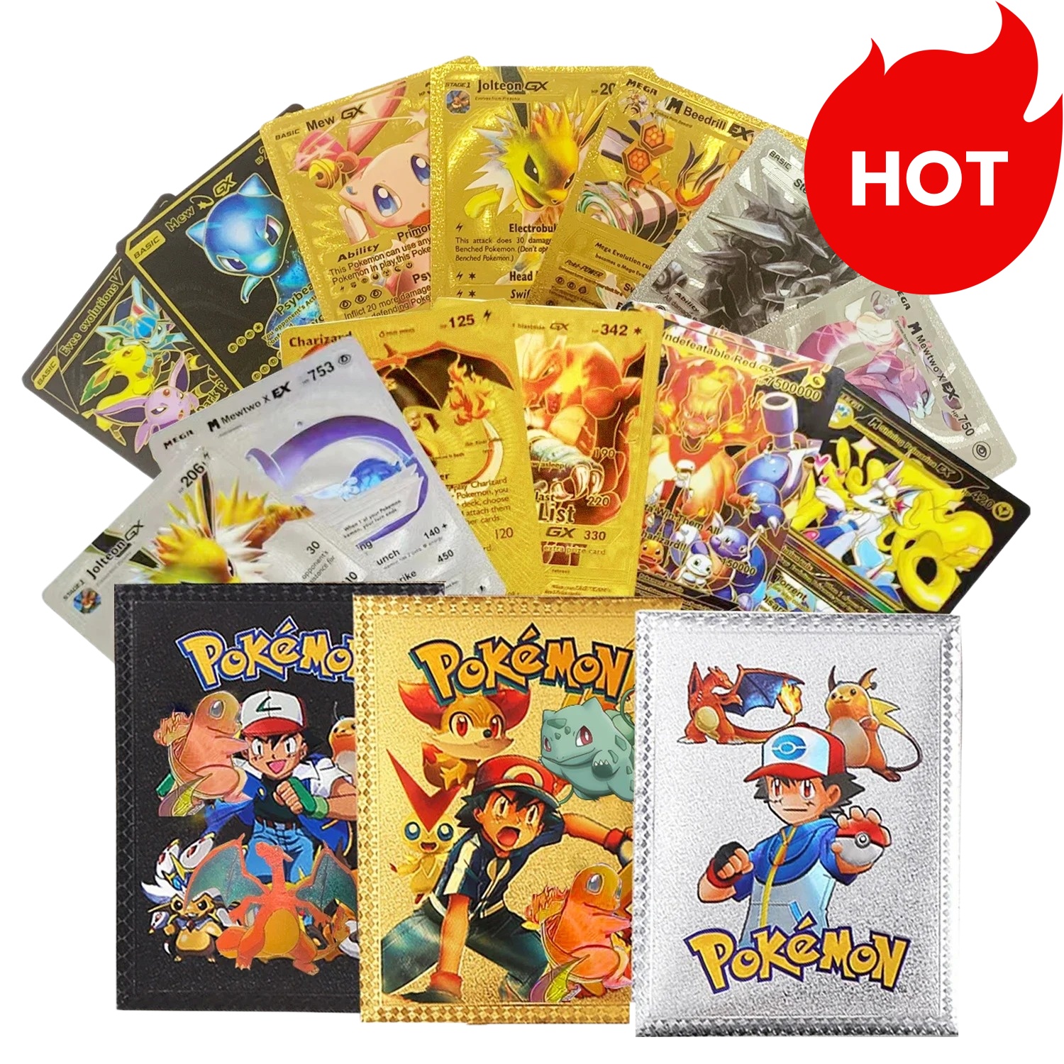 Kids Toys Box - Pokemon Card New Box Gold Silver