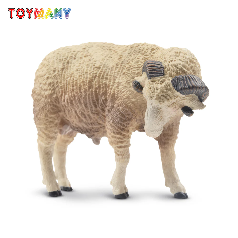 Kids Toys Under $5 - Toymany Simulation White Ram Ram Animal