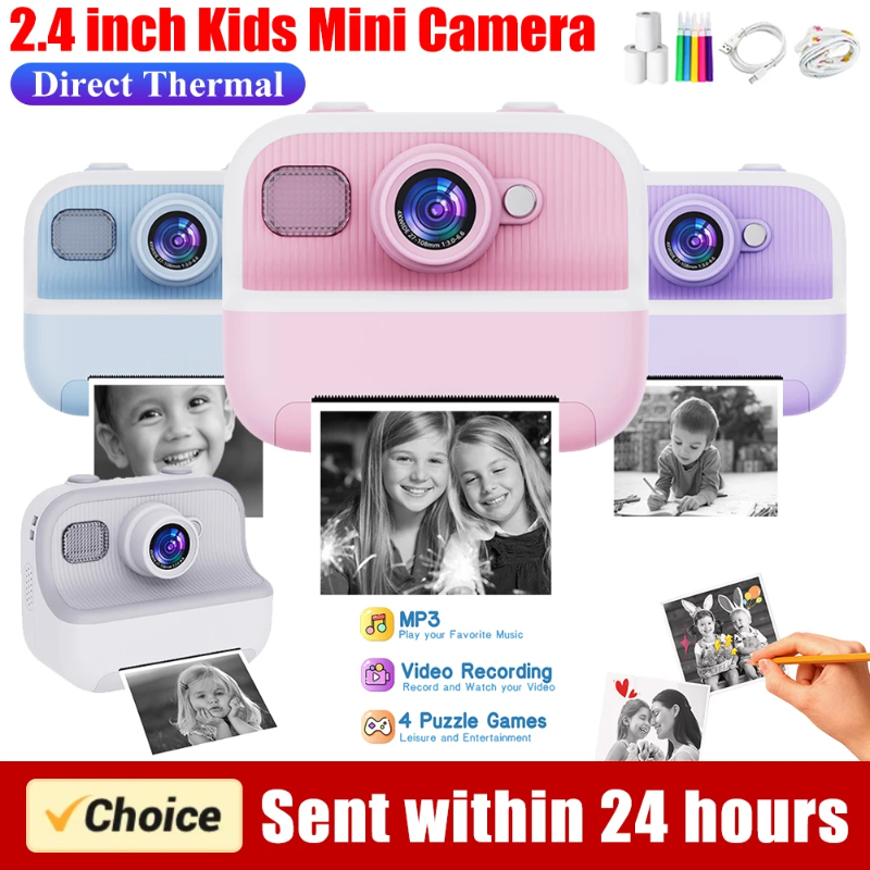 Kids Toys Videos - Kids Mini Instant Print Camera 2.4