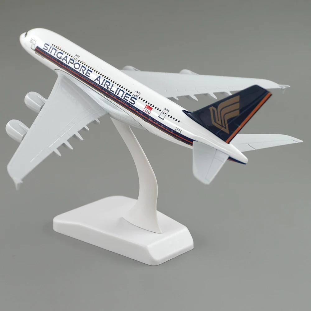 Kids Toys Singapore - 20cm Aircraft Singapore Airlines Airbus A380