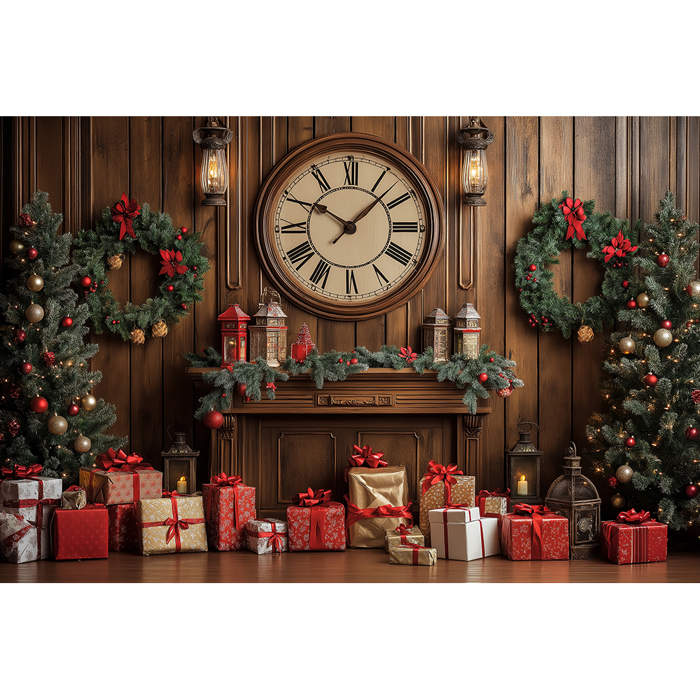 Christmas Clock Fireplace Kitc – Toys Background For Kids Bewertung und Preis