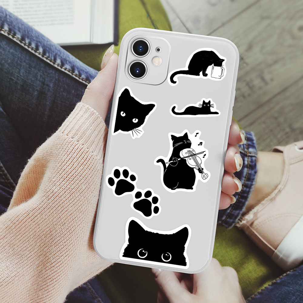Kawaii Funny Black Cat Sticker – Kids Toys Laptop Bewertung und Preis