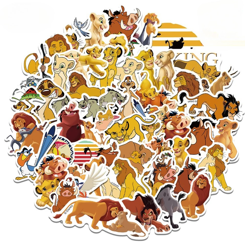 Cute lion Party Stickers Carto – Kids Toys Laptop Bewertung und Preis