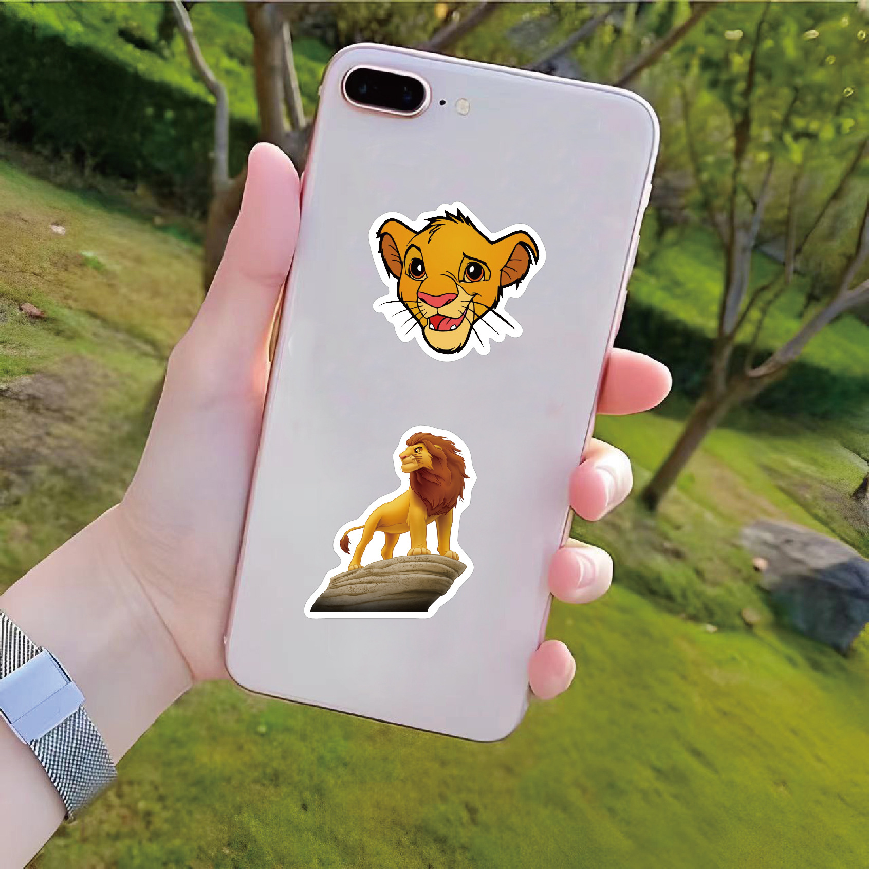 Cute lion Party Stickers Carto – Kids Toys Laptop Bewertung und Preis