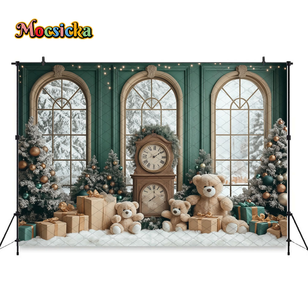 Mocsicka Vintage Green Christm – Toys Background For Kids Bewertung und Preis
