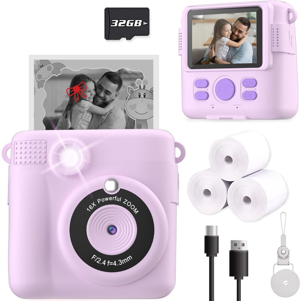 Instant Print Camera for Kids, – Kids Toys Videos Bewertung und Preis