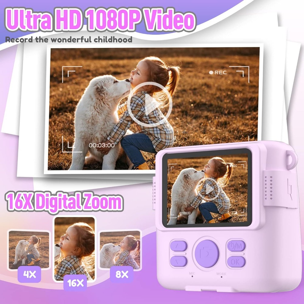 Instant Print Camera for Kids, – Kids Toys Videos Bewertung und Preis