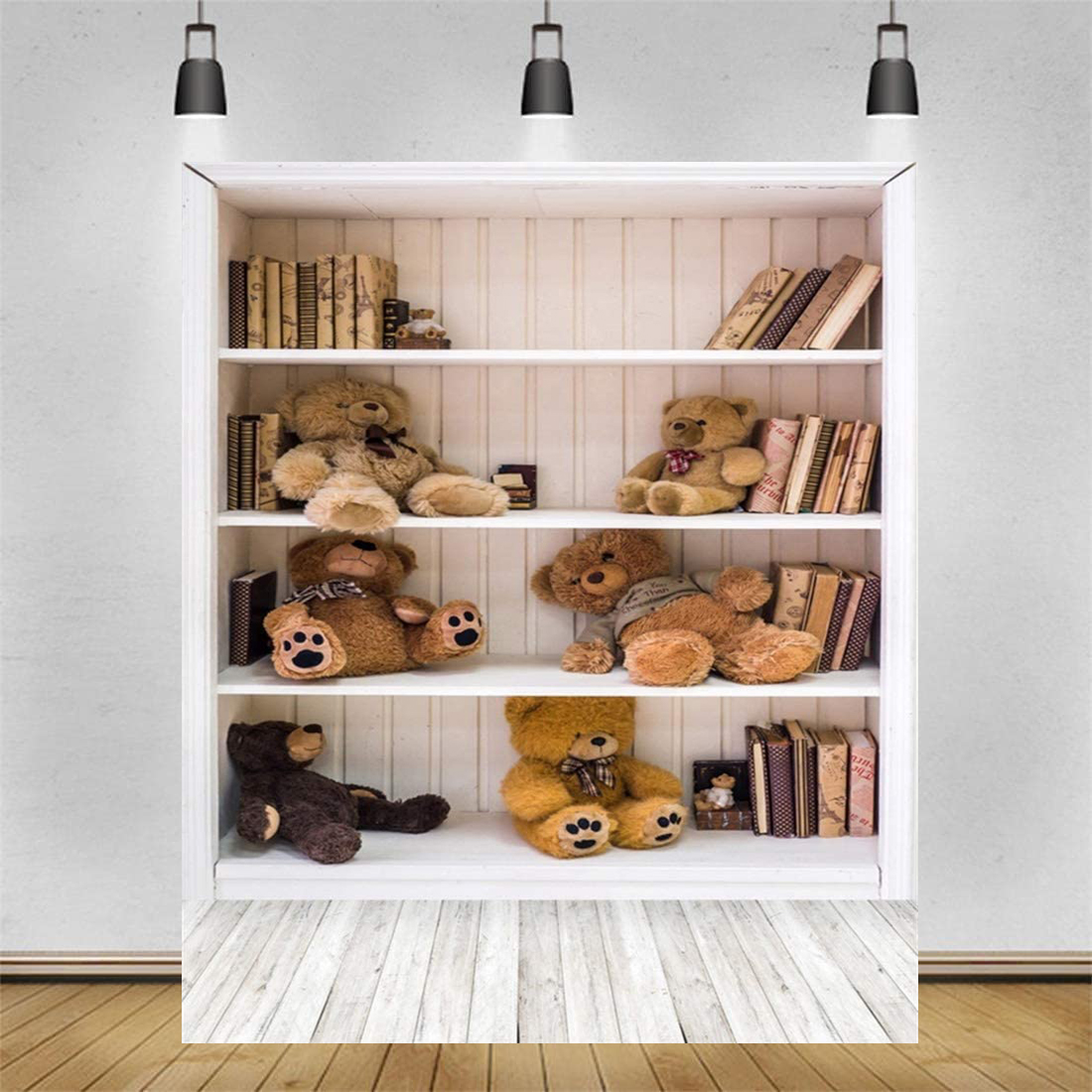 Photography Backdrop Bookcase  – Toys Background For Kids Bewertung und Preis