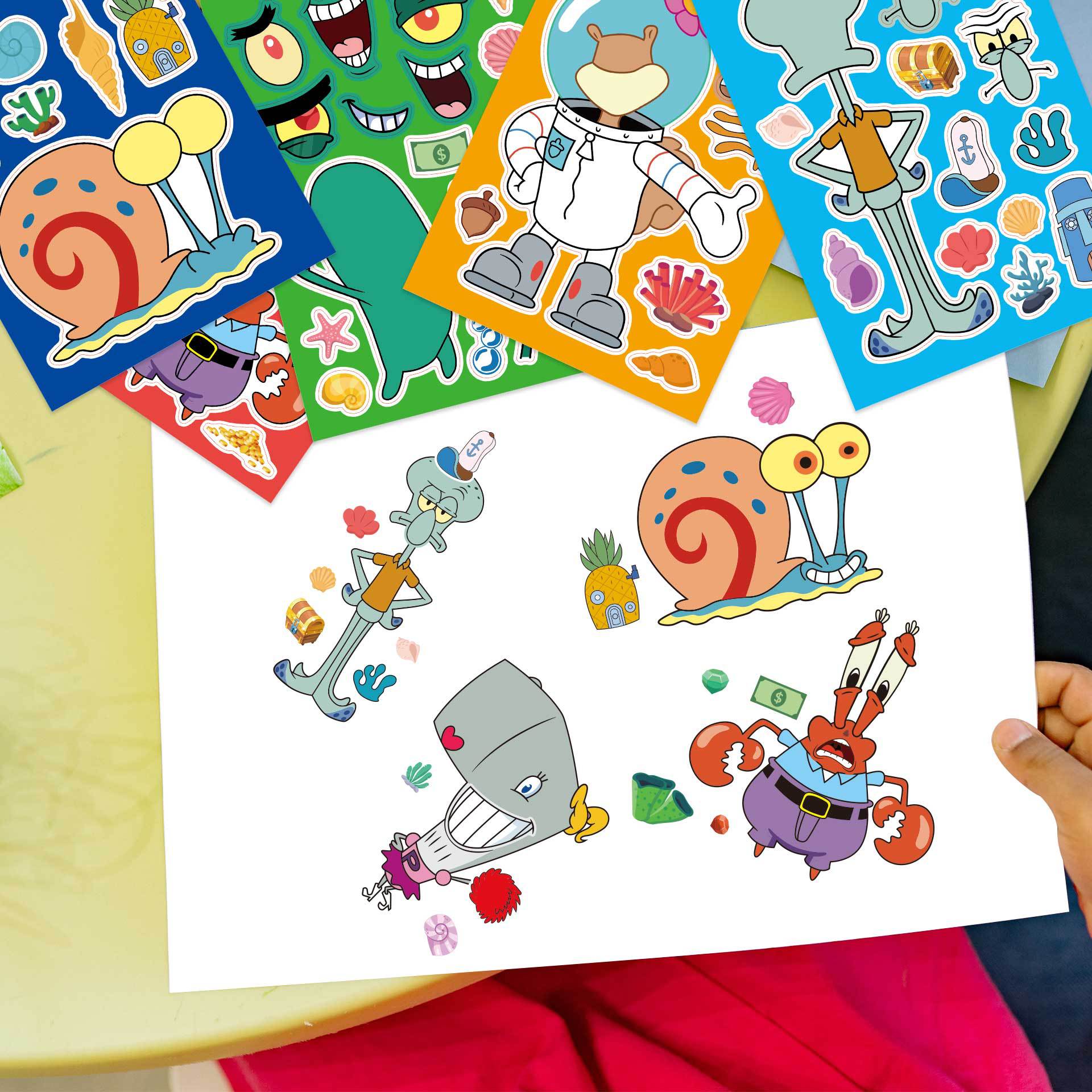 8pcs SpongeBobs DIY Sticker Ki – Kids Toys Laptop Bewertung und Preis