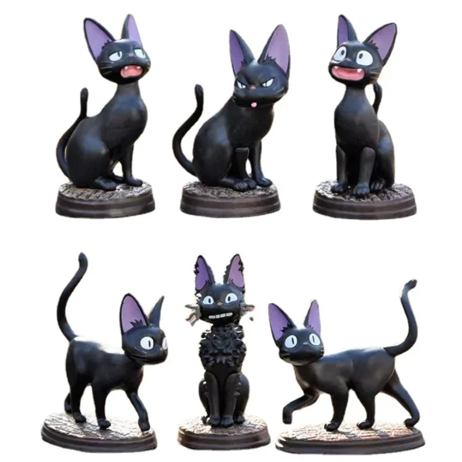 6pcs/set Cartoon Black Cat Jij – Kids Toys Jiji Bewertung und Preis