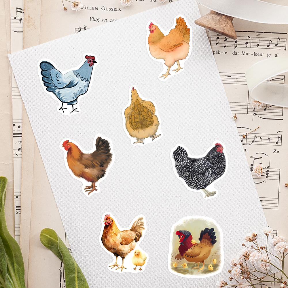 Cute Cartoon Chicken Stickers  – Kids Toys Laptop Bewertung und Preis