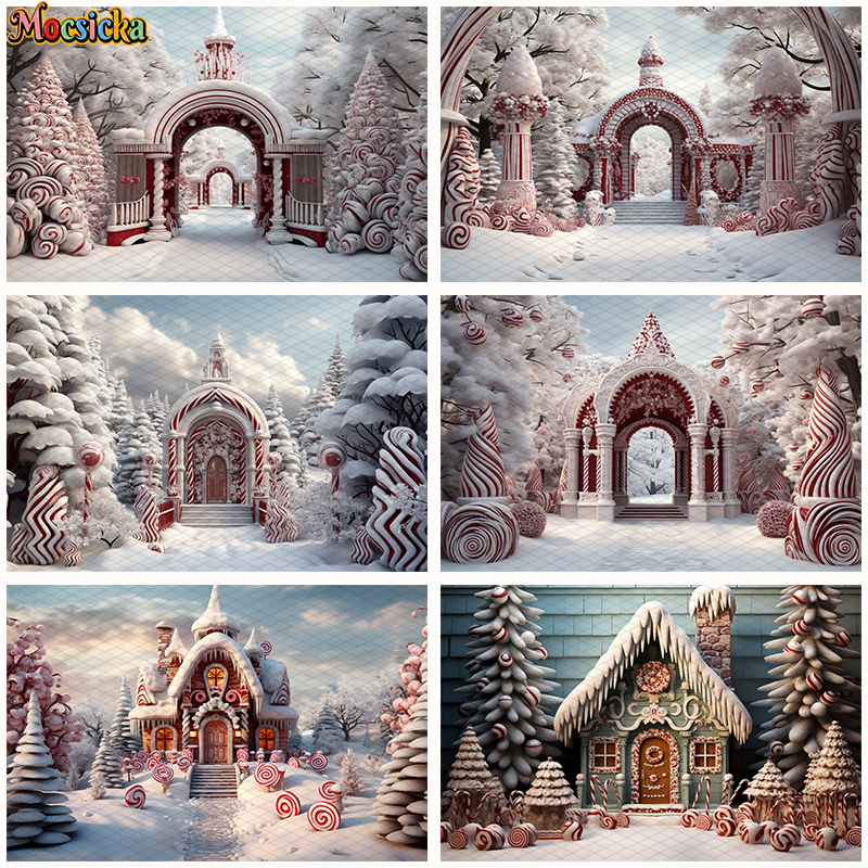 Winter Christmas Castle Ice Cr – Toys Background For Kids Bewertung und Preis