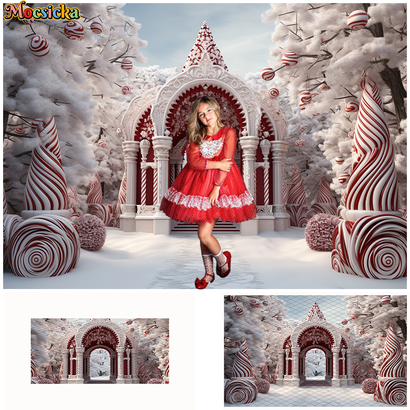 Winter Christmas Castle Ice Cr – Toys Background For Kids Bewertung und Preis