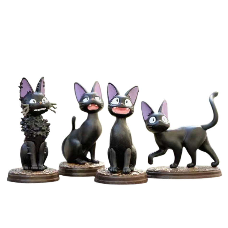 6pcs/set Cartoon Black Cat Jij – Kids Toys Jiji Bewertung und Preis