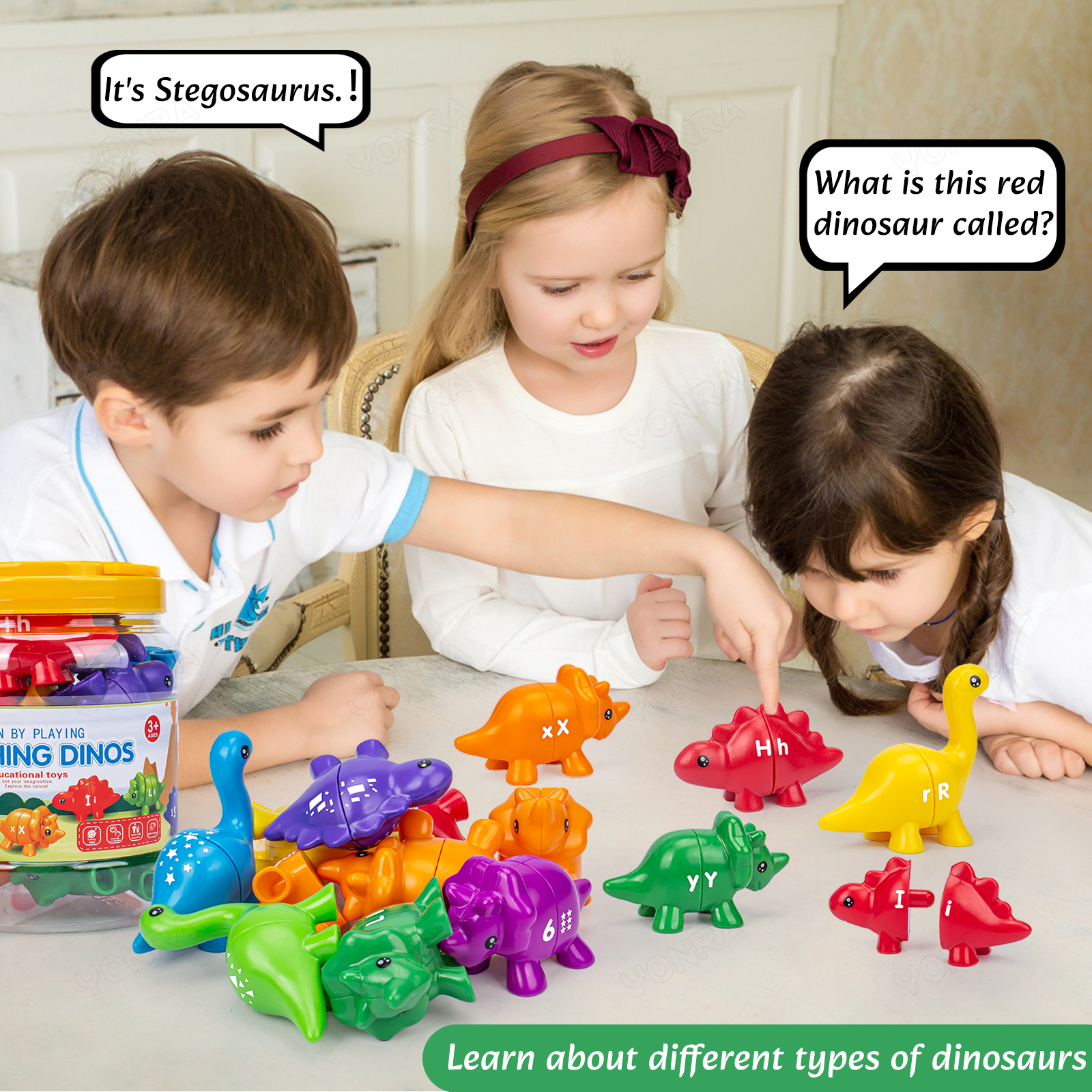 Matching Dinosaur Toy With sto – Kids Toys Videos Bewertung und Preis