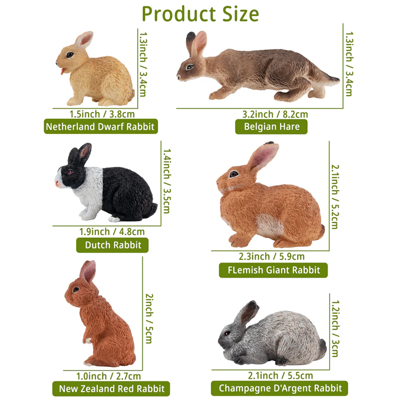 12Pcs Simulation Rabbit Farm A – Kids Toys Under $5 Bewertung und Preis