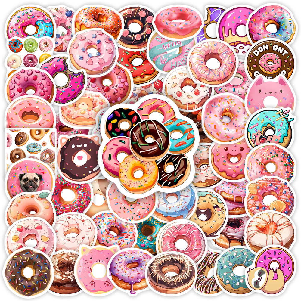 Cute Donut Dessert Stickers DI – Kids Toys Laptop Bewertung und Preis
