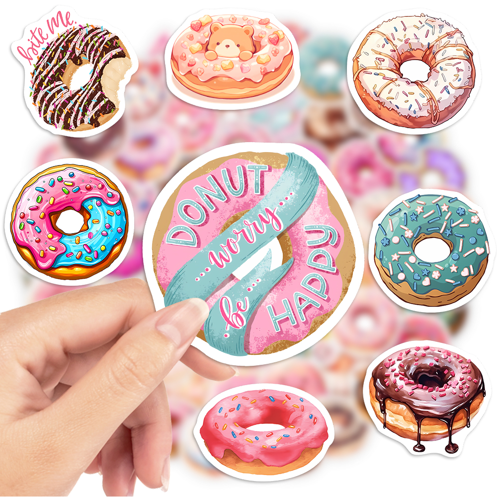 Cute Donut Dessert Stickers DI – Kids Toys Laptop Bewertung und Preis