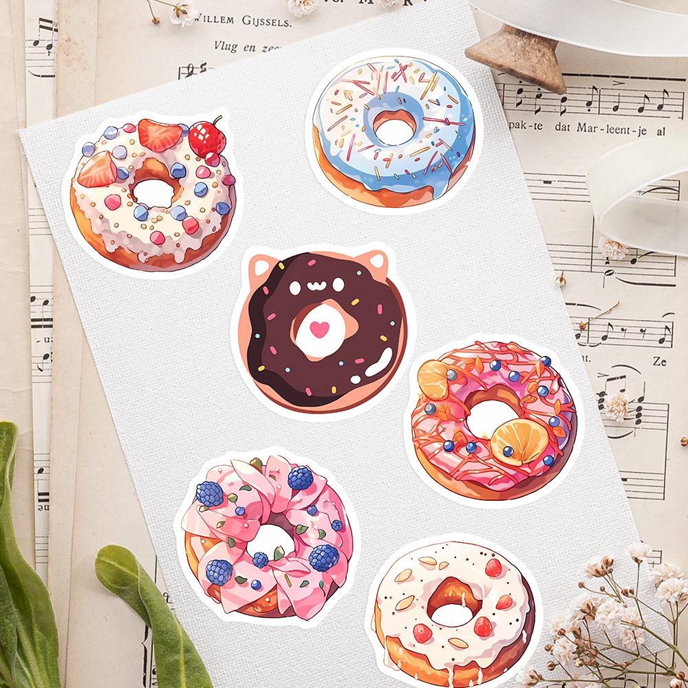 Cute Donut Dessert Stickers DI – Kids Toys Laptop Bewertung und Preis