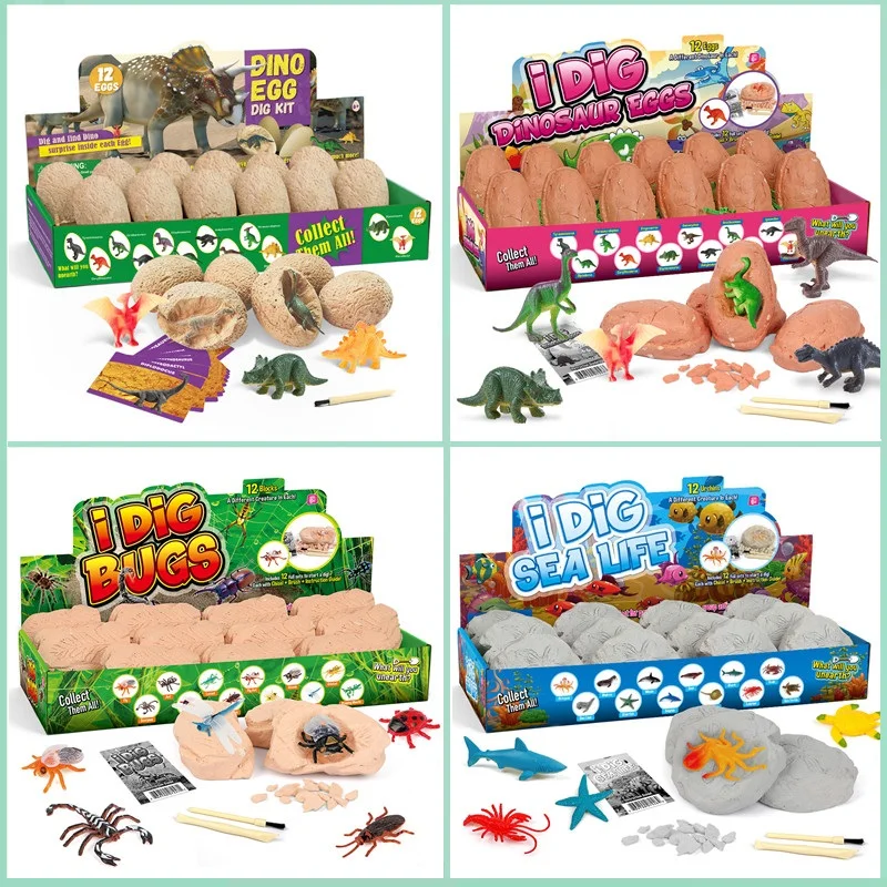 12PCS Archeological Dinosaur E – Kids Toys Videos Bewertung und Preis