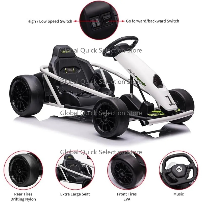 Ride on Go Kart for Teens 24v  – Kids Toys Start With X Bewertung und Preis