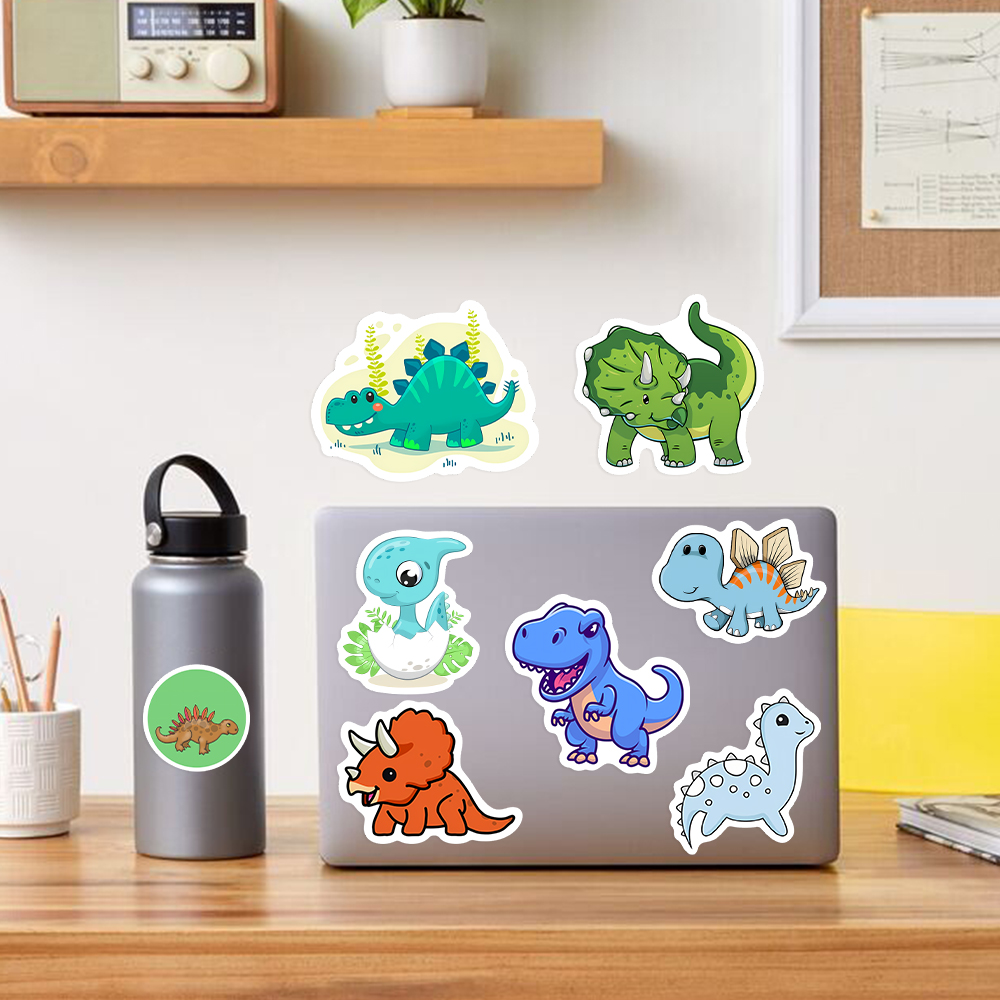 Cute Lovely dinosaur Stickers  – Kids Toys Laptop Bewertung und Preis