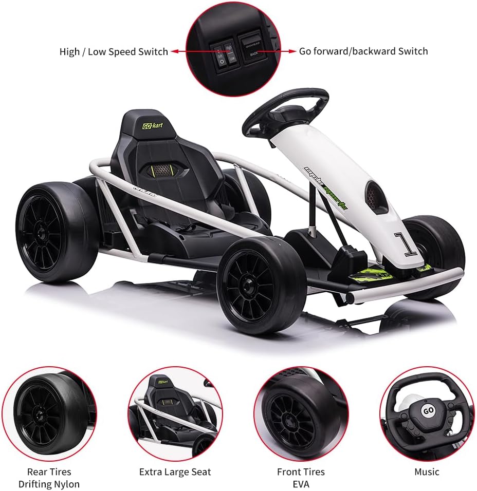 Ride on Go Kart for Teens 24v  – Kids Toys Start With X Bewertung und Preis