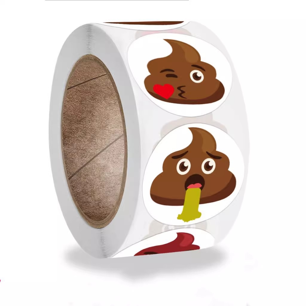 100-500pcs Funny Poop Cartoon  – Kids Toys Laptop Bewertung und Preis