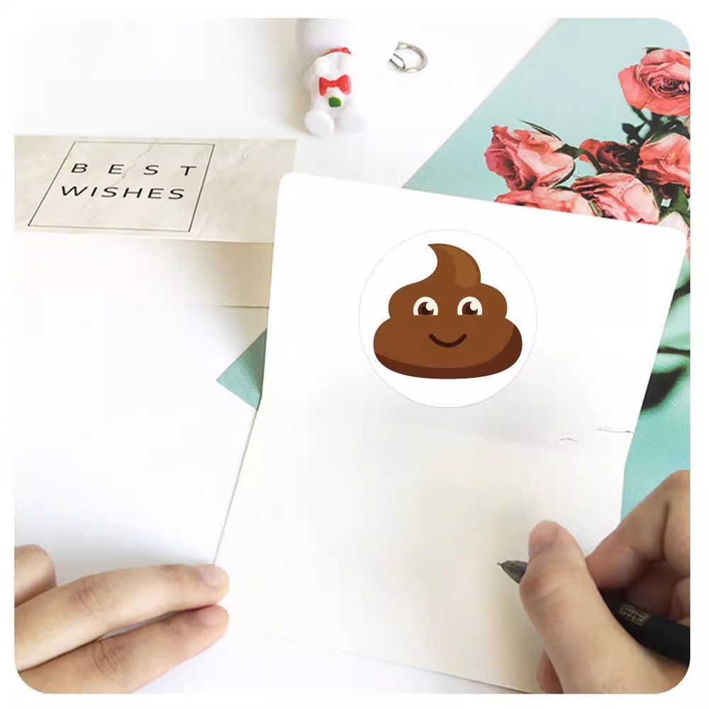 100-500pcs Funny Poop Cartoon  – Kids Toys Laptop Bewertung und Preis