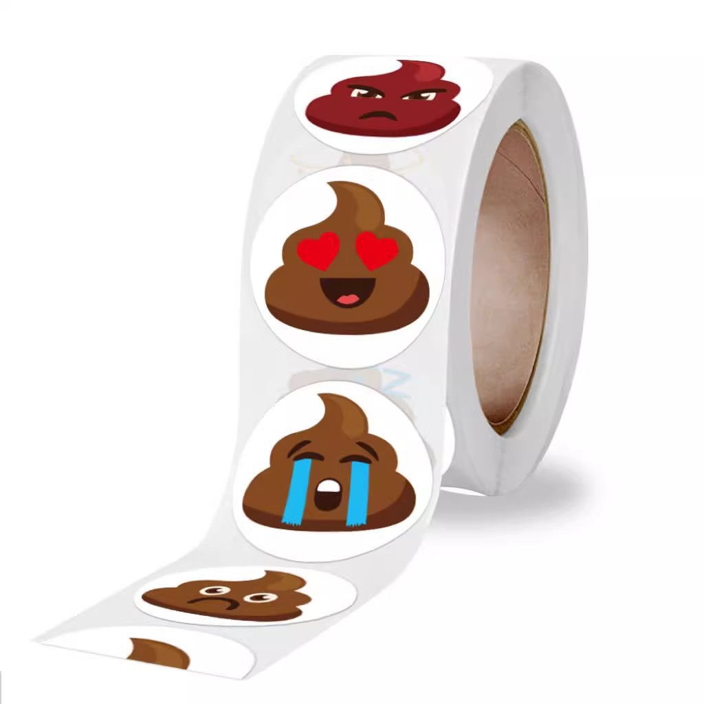 100-500pcs Funny Poop Cartoon  – Kids Toys Laptop Bewertung und Preis