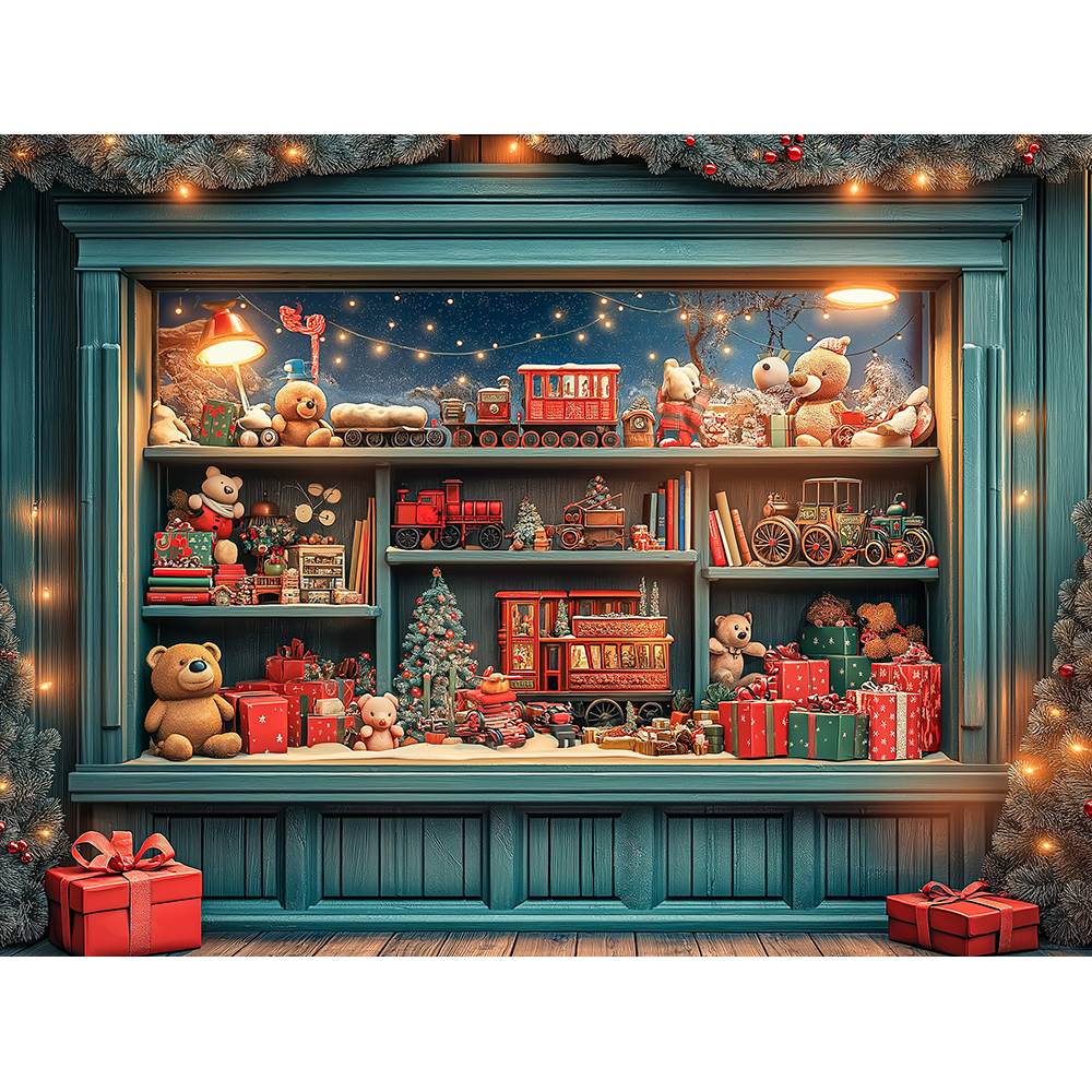 Christmas Toy Shop Photography – Toys Background For Kids Bewertung und Preis