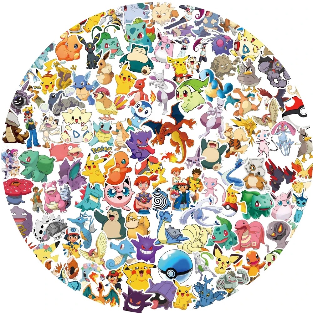 50/100pcs Pokemon Anime Sticke – Kids Toys Laptop Bewertung und Preis