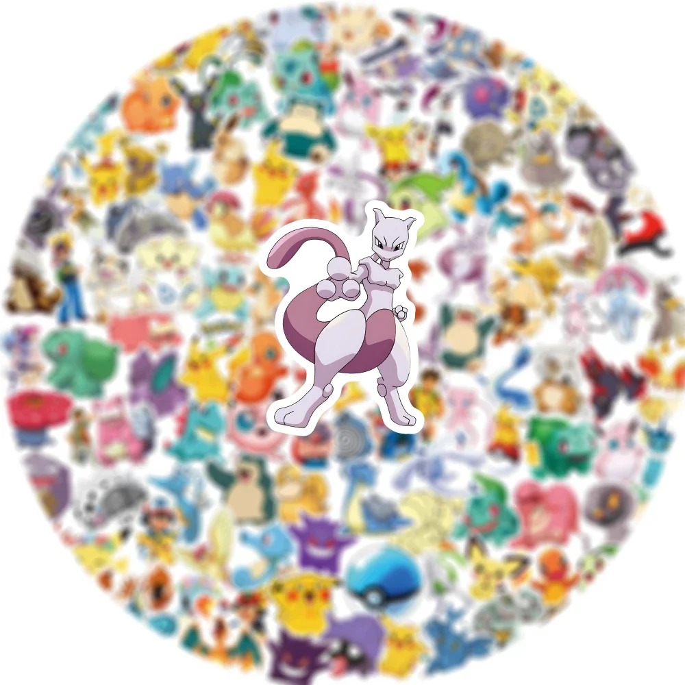 50/100pcs Pokemon Anime Sticke – Kids Toys Laptop Bewertung und Preis