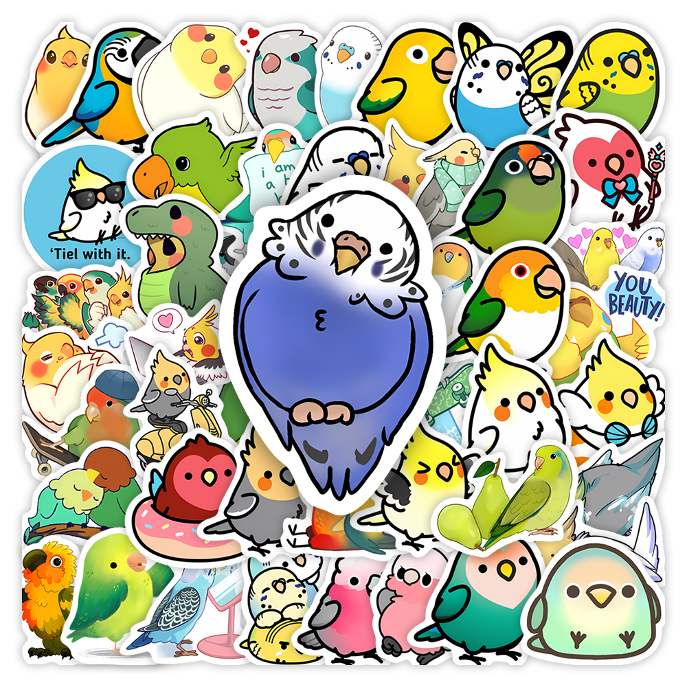 Cute Cartoon Parrot Stickers B – Kids Toys Laptop Bewertung und Preis