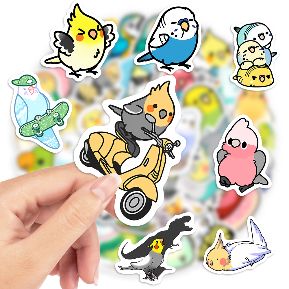 Cute Cartoon Parrot Stickers B – Kids Toys Laptop Bewertung und Preis