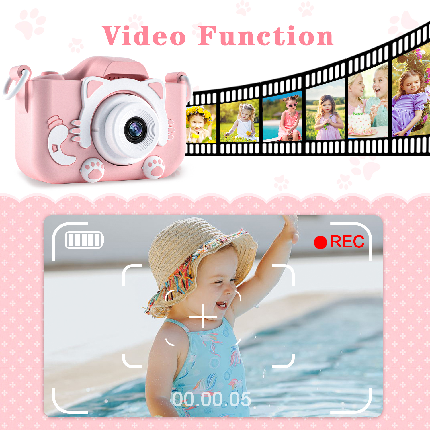 Kids Camera for Girls 1080P HD – Kids Toys Videos Bewertung und Preis