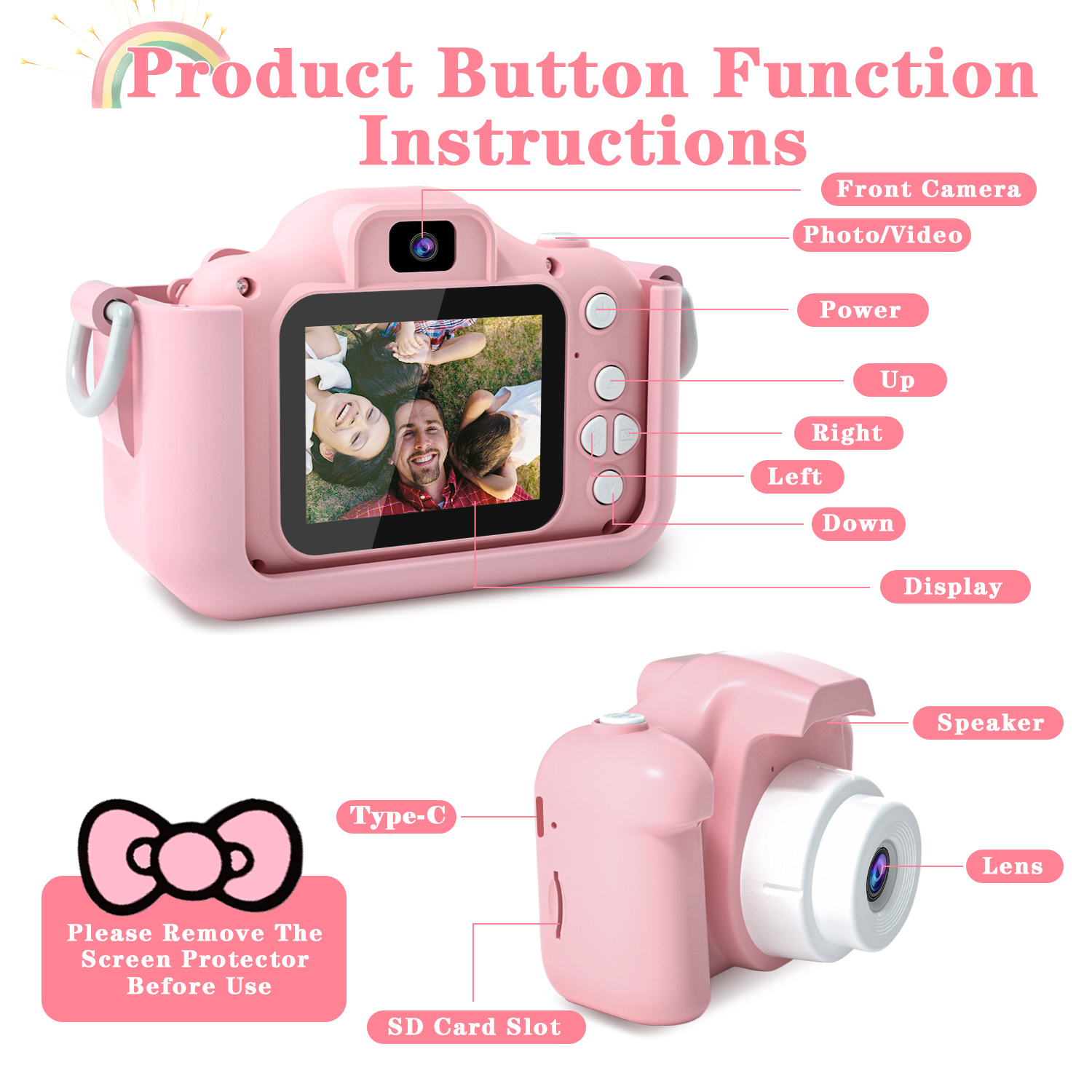 Kids Camera for Girls 1080P HD – Kids Toys Videos Bewertung und Preis