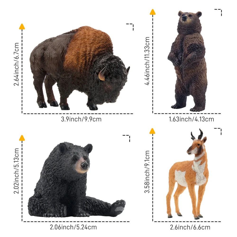 12Pcs Simulation Forest Wildli – Kids Toys Under $5 Bewertung und Preis