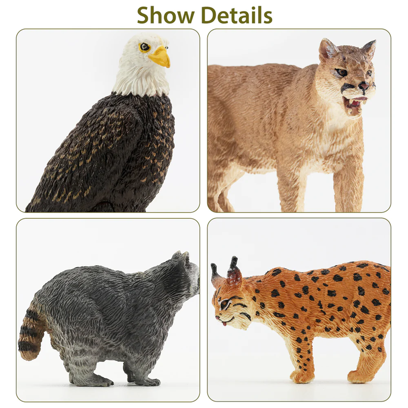 12Pcs Simulation Forest Wildli – Kids Toys Under $5 Bewertung und Preis