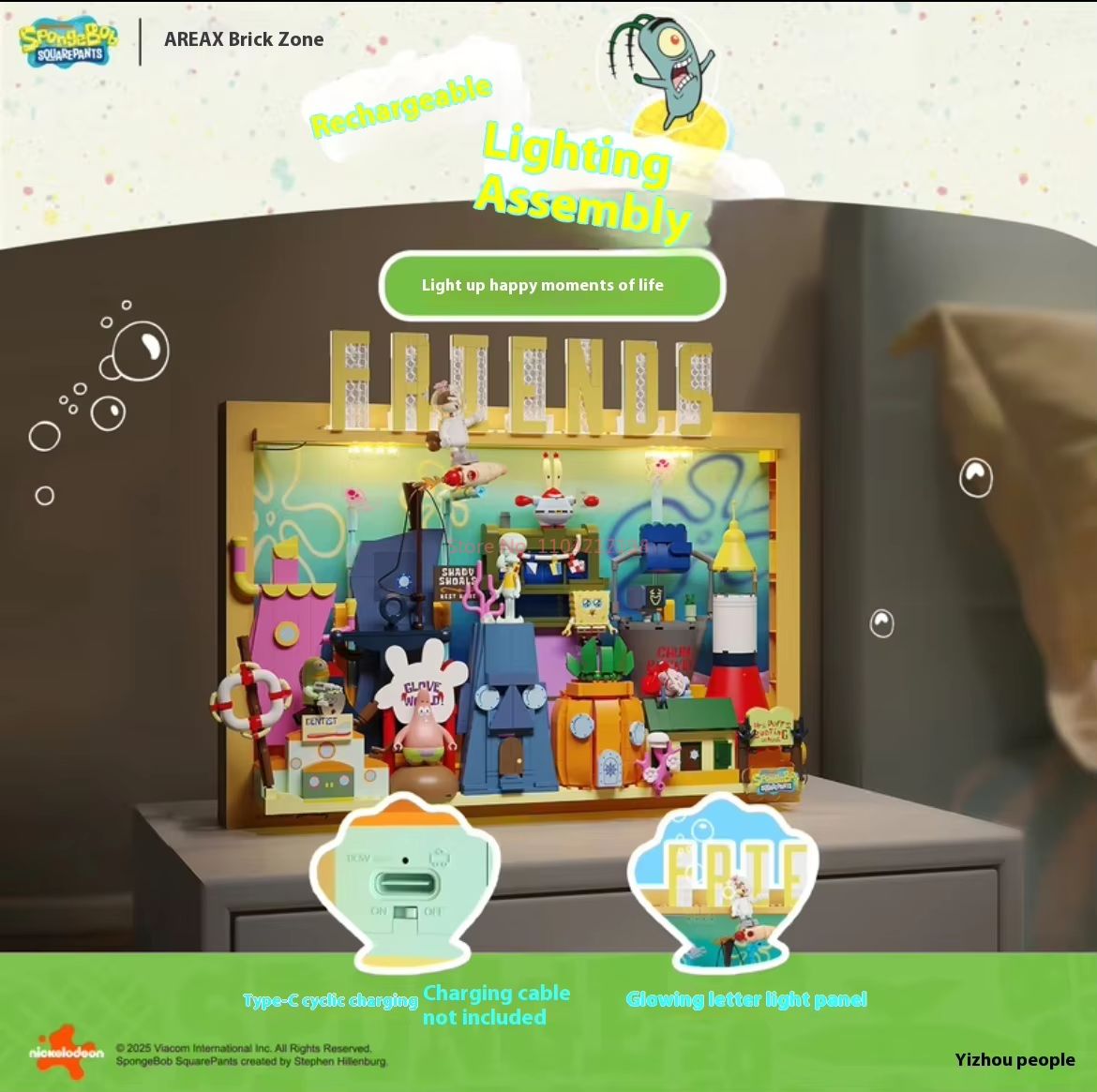 Official Area-X Spongebob Squa – Kids Toys Box Bewertung und Preis